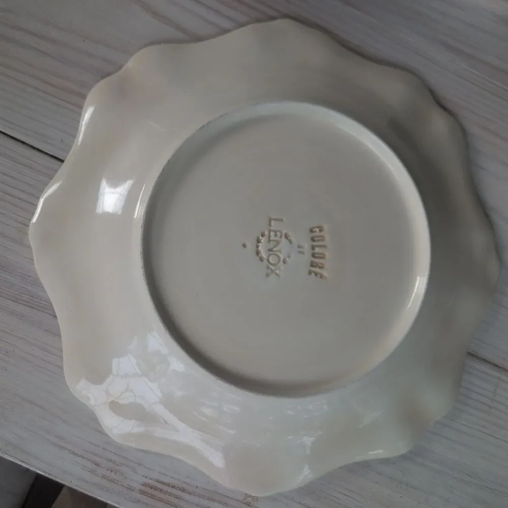 Lenox Dinner Plate Green Colore Verde VERDE 9” Italy